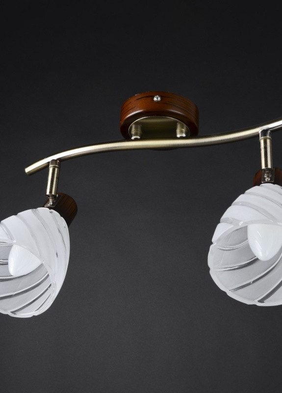 Светильник настенно-потолочный спот поворотный накладной классический HTL-160/2 E14 Brille (253893283)