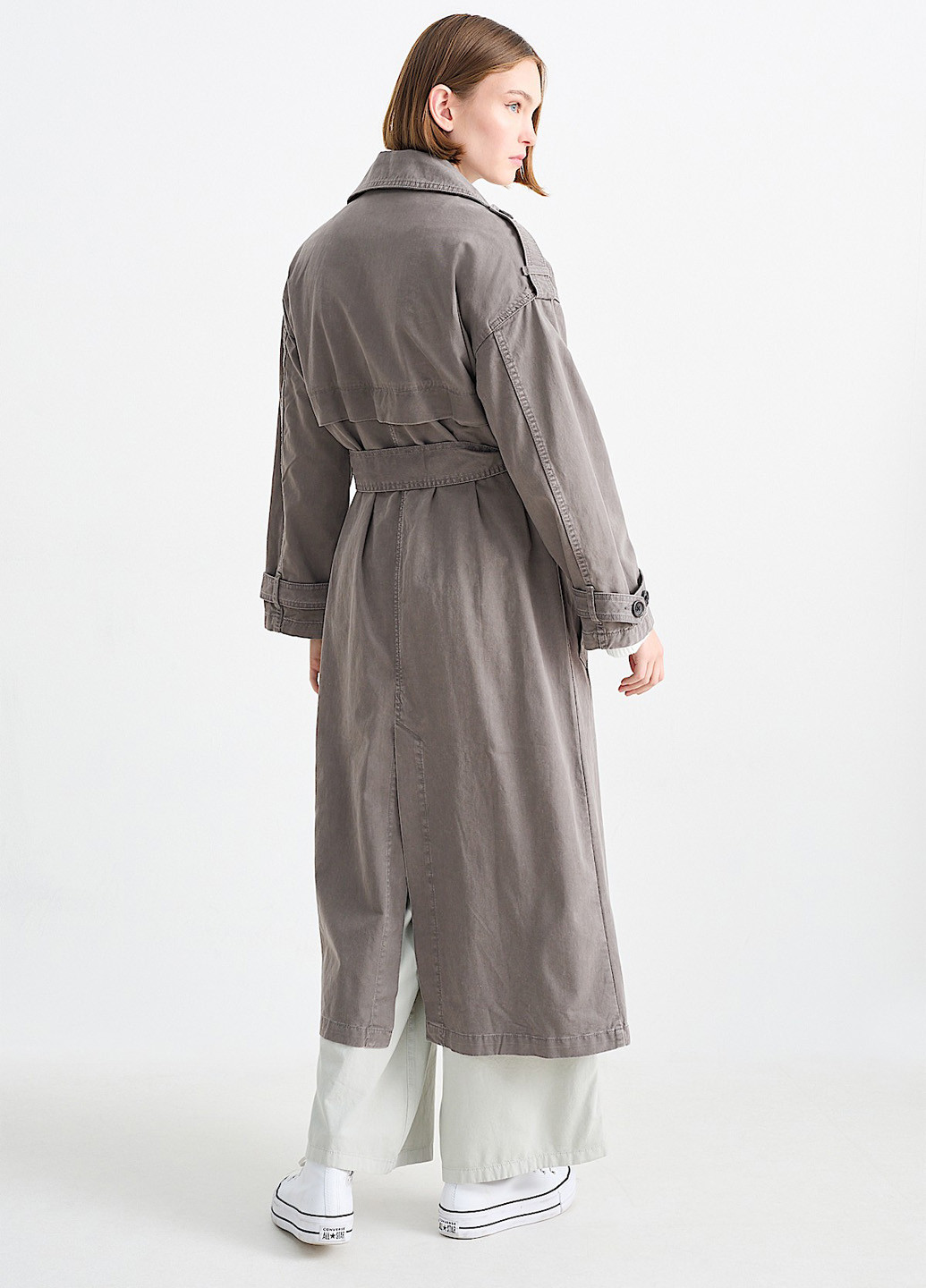 Плащ C&A тренчкот на пуговицах демисезон (313290782)