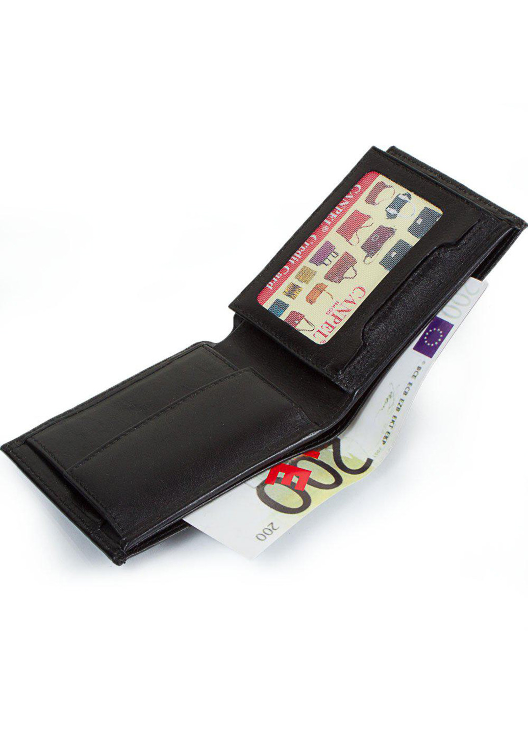 Чоловічий шкіряний гаманець 11х8,5х2,5 см Canpellini (252128115)
