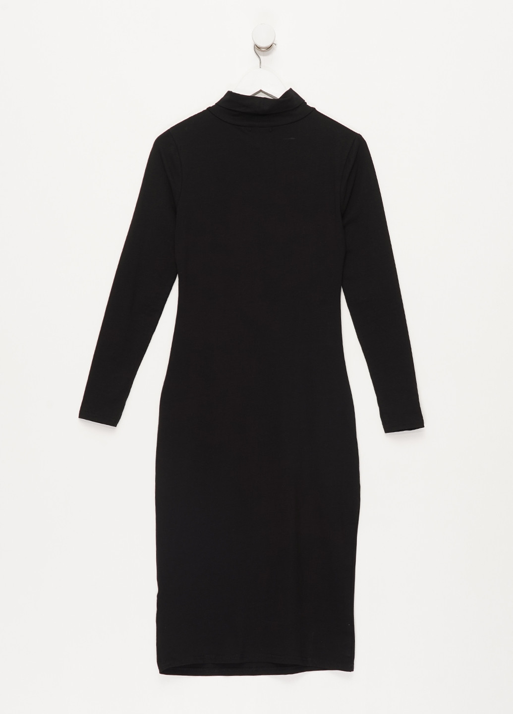 Чорна кежуал сукня для вагітних сукня-водолазка Boohoo однотонна
