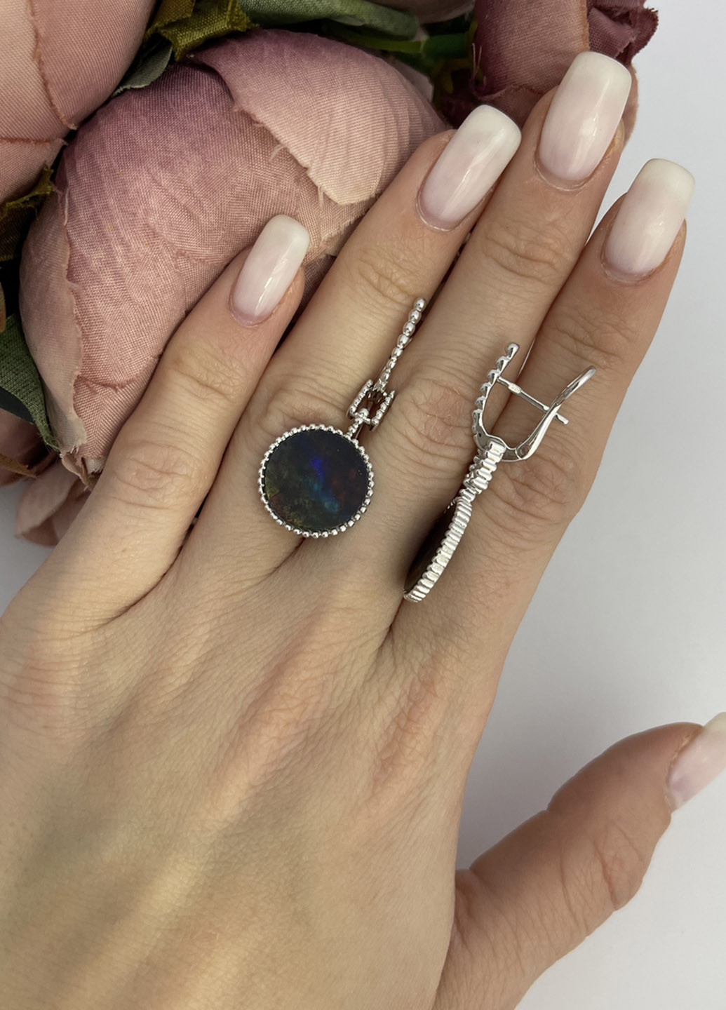 Серьги Silver Flame (251150769)