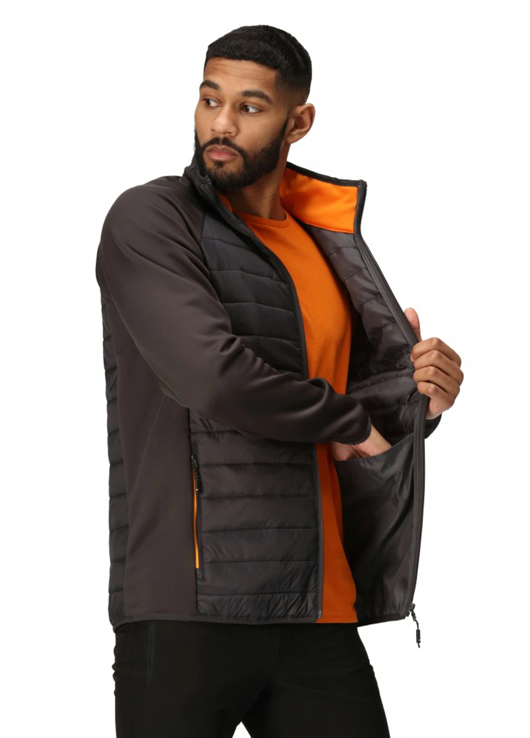Черная демисезонная куртка Regatta Clumber IV Hybrid