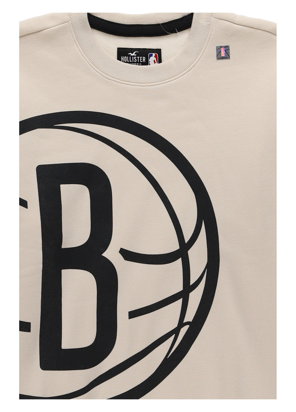 Світло-бежевий світшот Hollister напис (340268893)