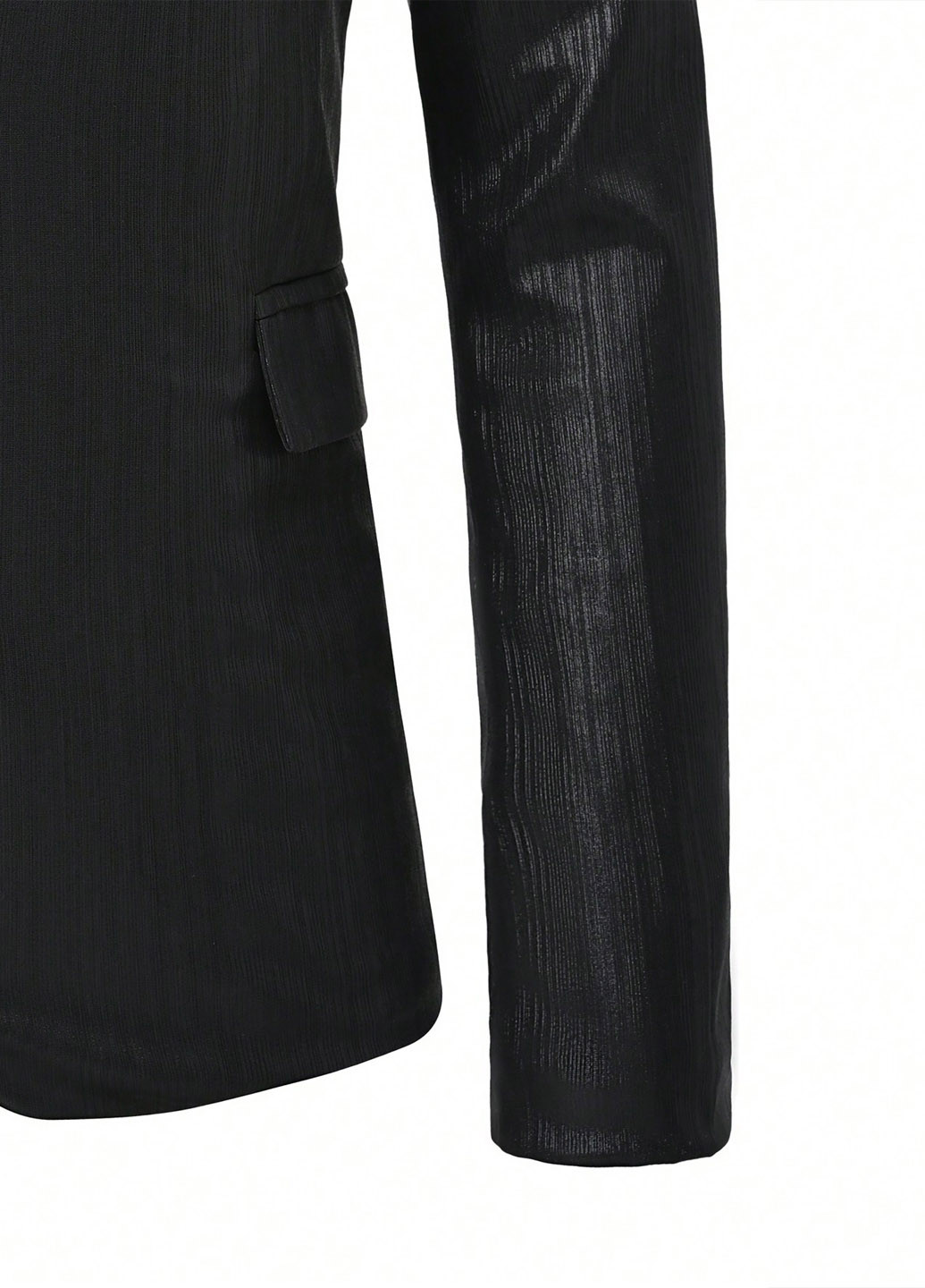 Черный демисезонный костюм (пиджак, брюки) брючный SHEIN