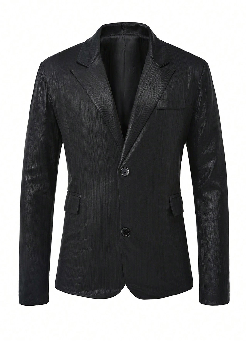 Черный демисезонный костюм (пиджак, брюки) брючный SHEIN