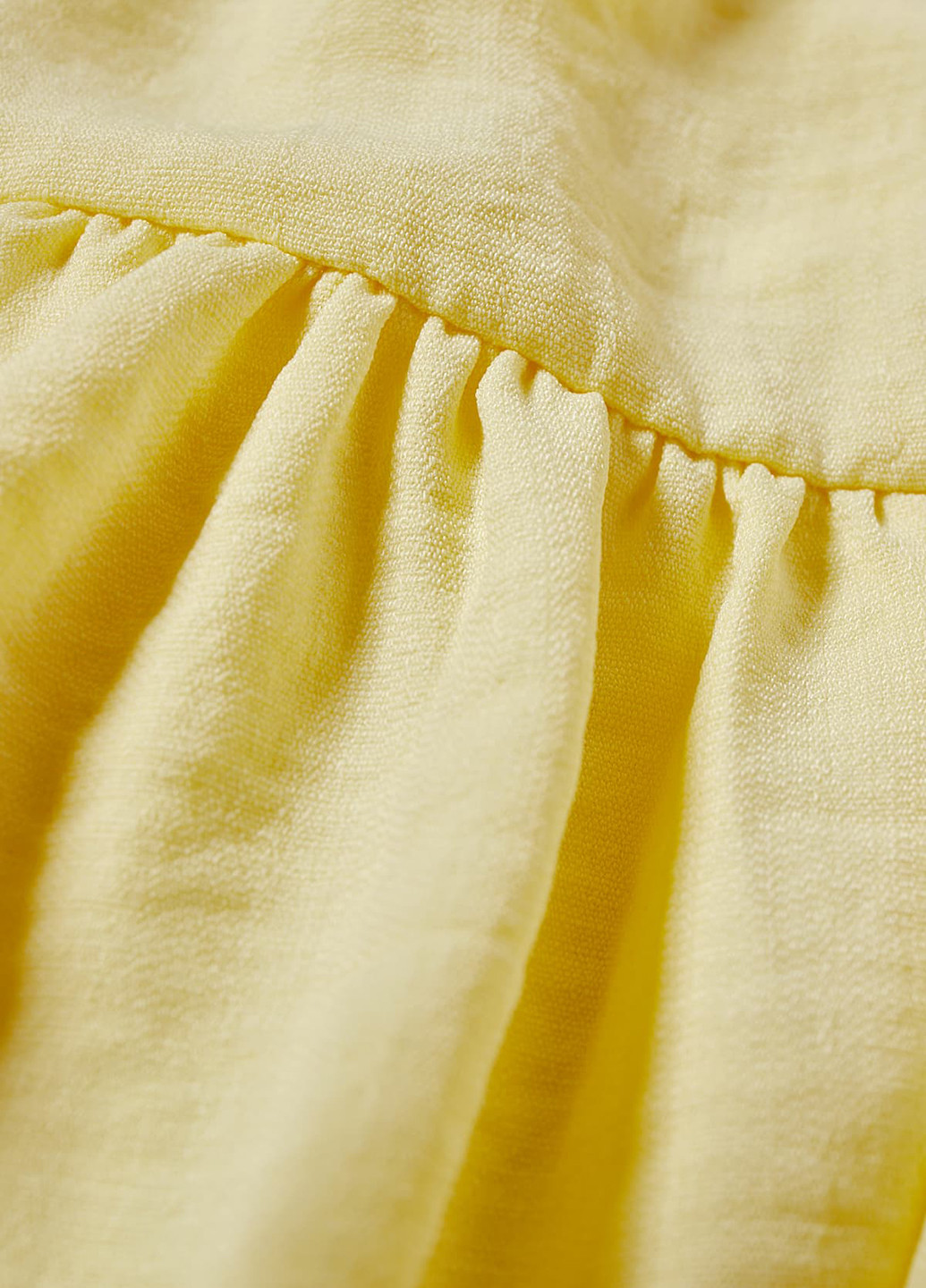 Желтое кэжуал платье а-силуэт C&A однотонное