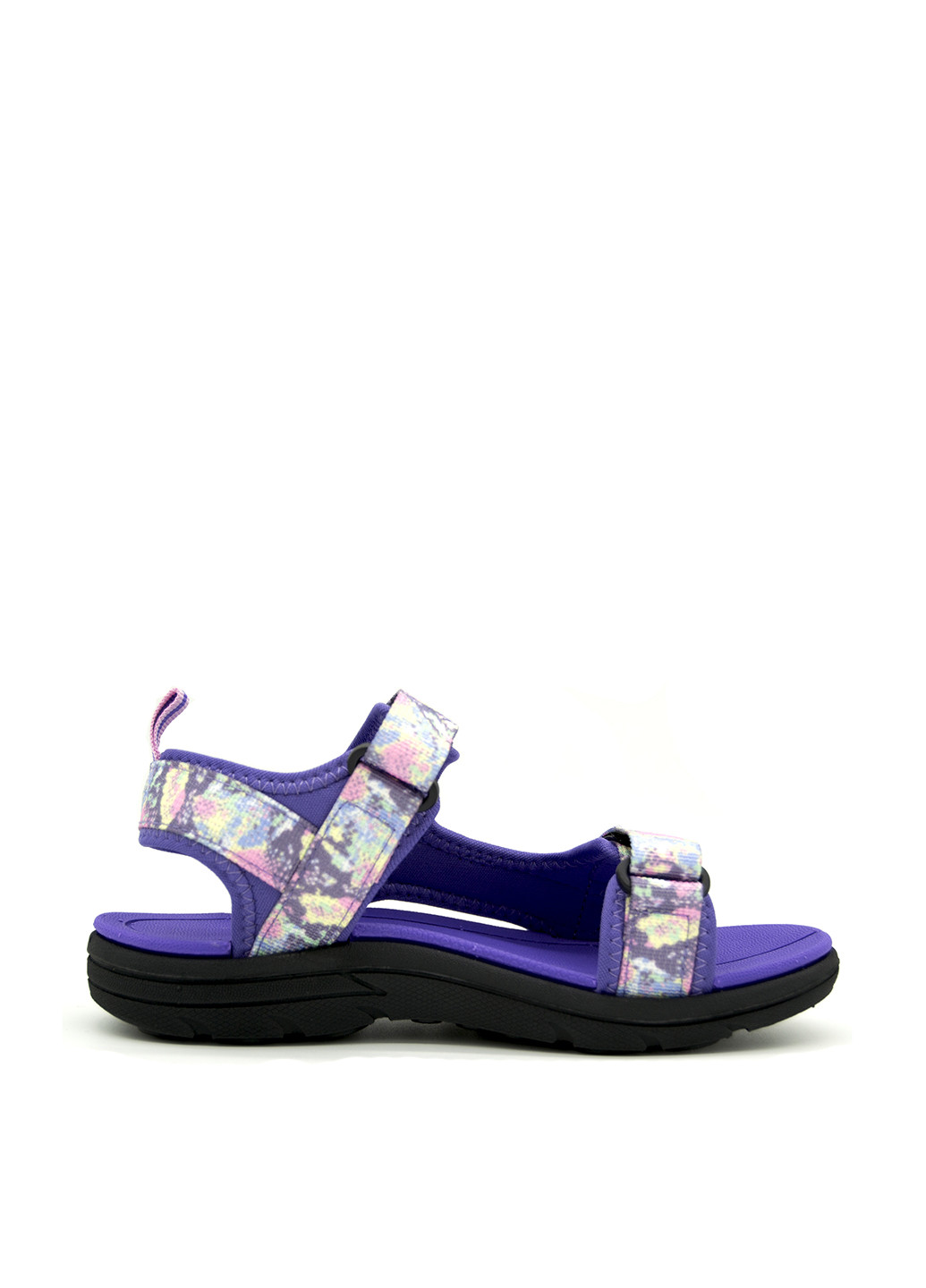 Фиолетовые кэжуал сандалии EEBB на липучке