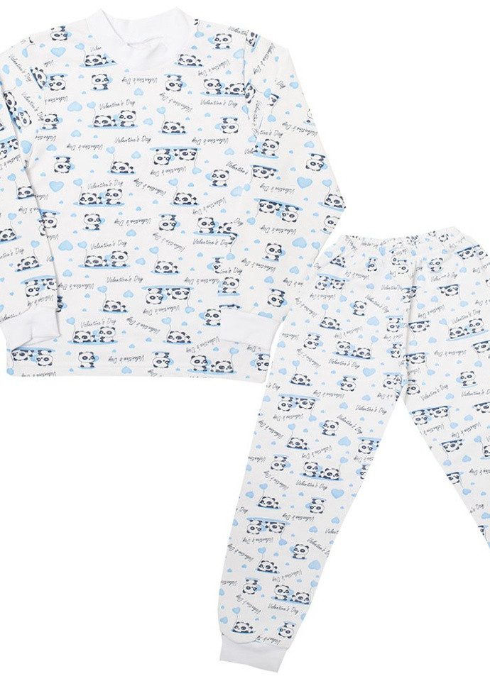Молочная всесезон детская пижама для мальчика Габби