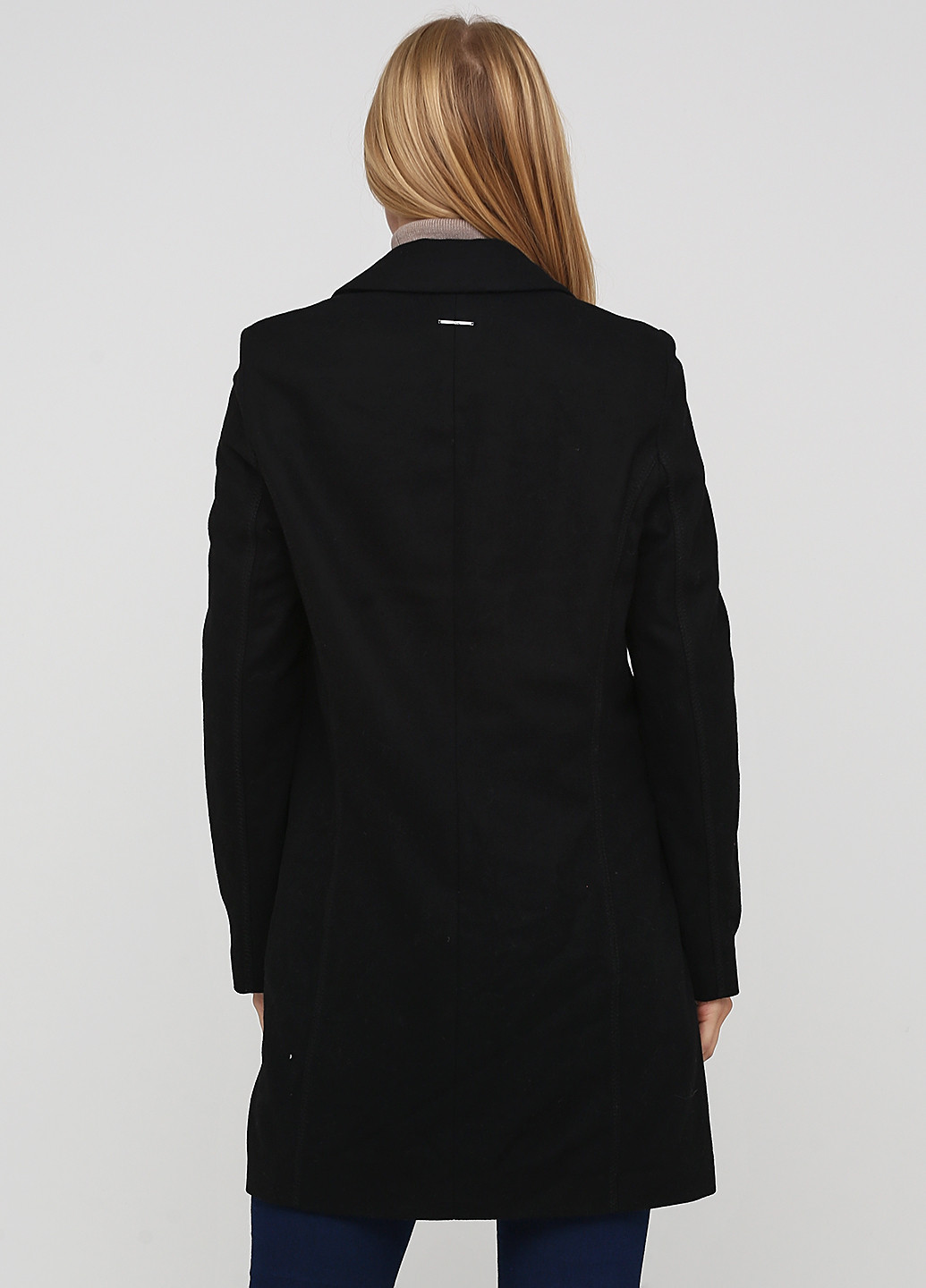 Черное демисезонное Пальто однобортное S.Oliver