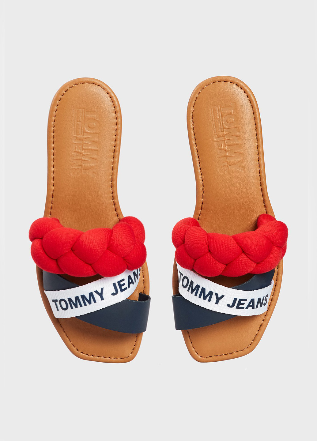Цветные шлепанцы Tommy Jeans плетение
