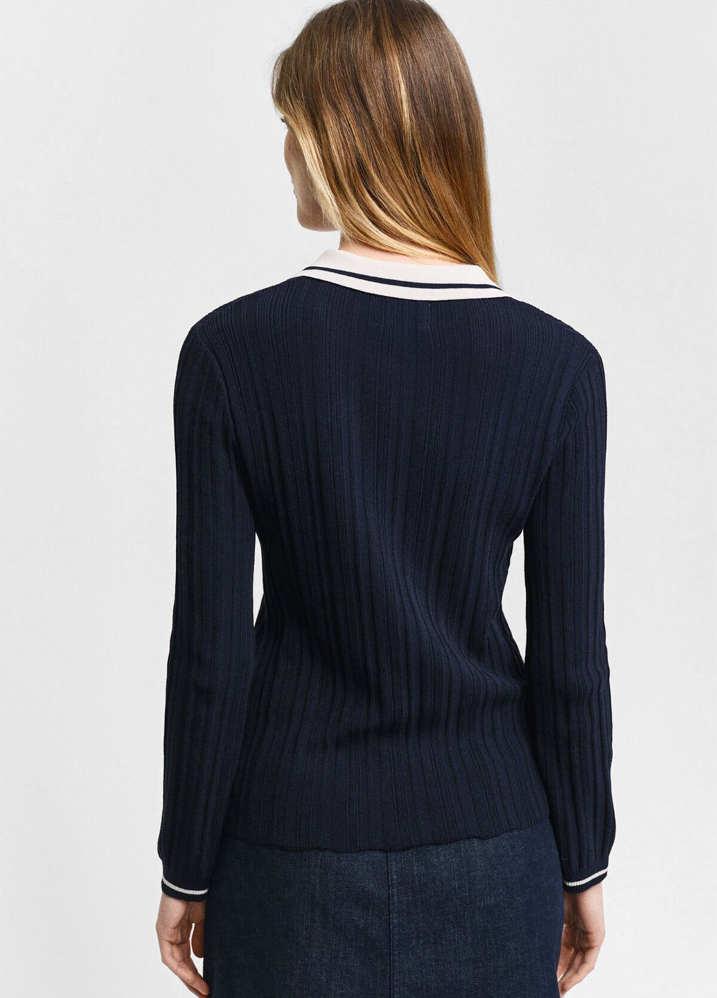 Синій зимовий светр Gant