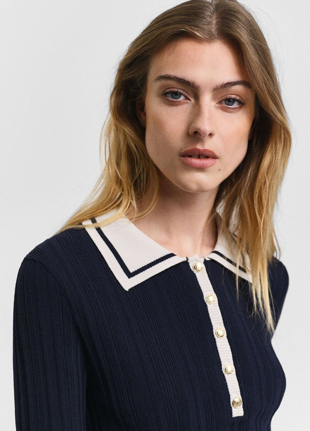 Синій зимовий светр Gant