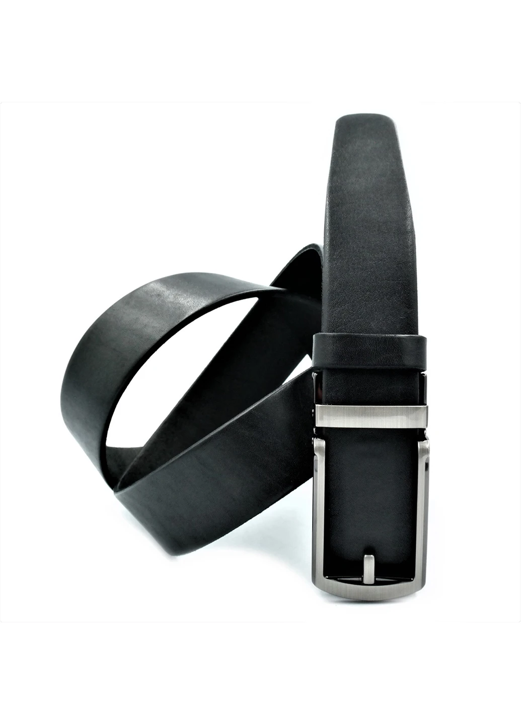 Мужской кожаный ремень-автомат 110-120х3,5 см Weatro (252413480)