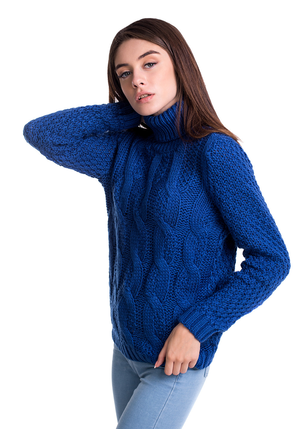 Синий демисезонный свитер Bakhur