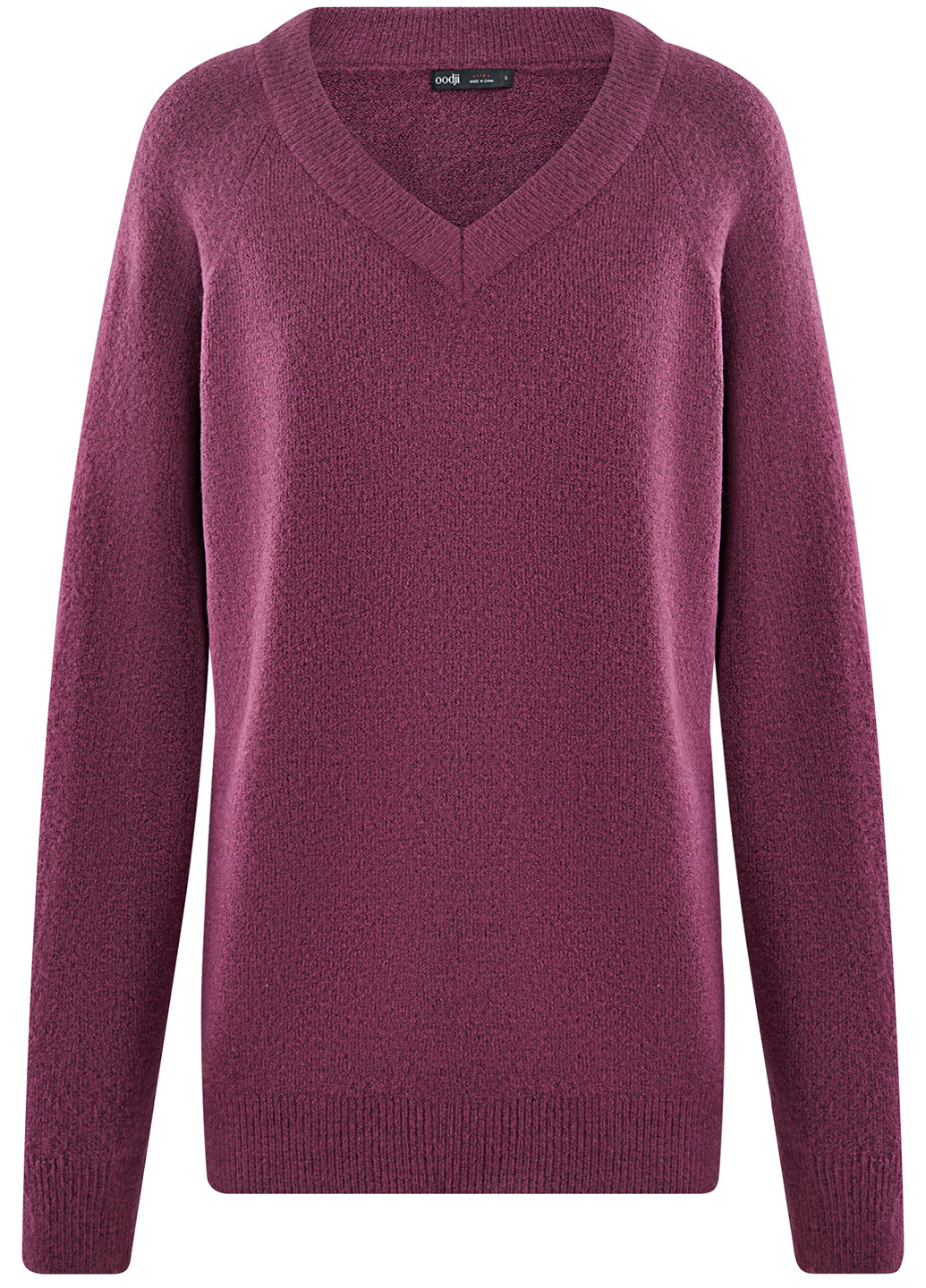 Червоний демісезонний пуловер пуловер Oodji