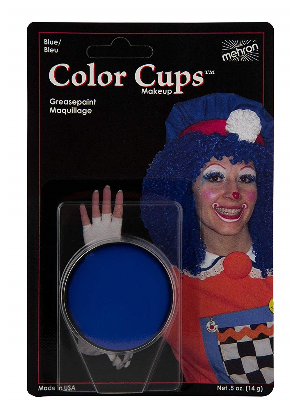 Кремовый грим Color Cups, Blue (Синий), 12 г Mehron (205593391)