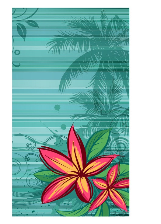 Пляжний рушник "Tropical" із мікрофібри, 80x160 см. Чохол-сумка в комплекті. Bella Villa (253055502)