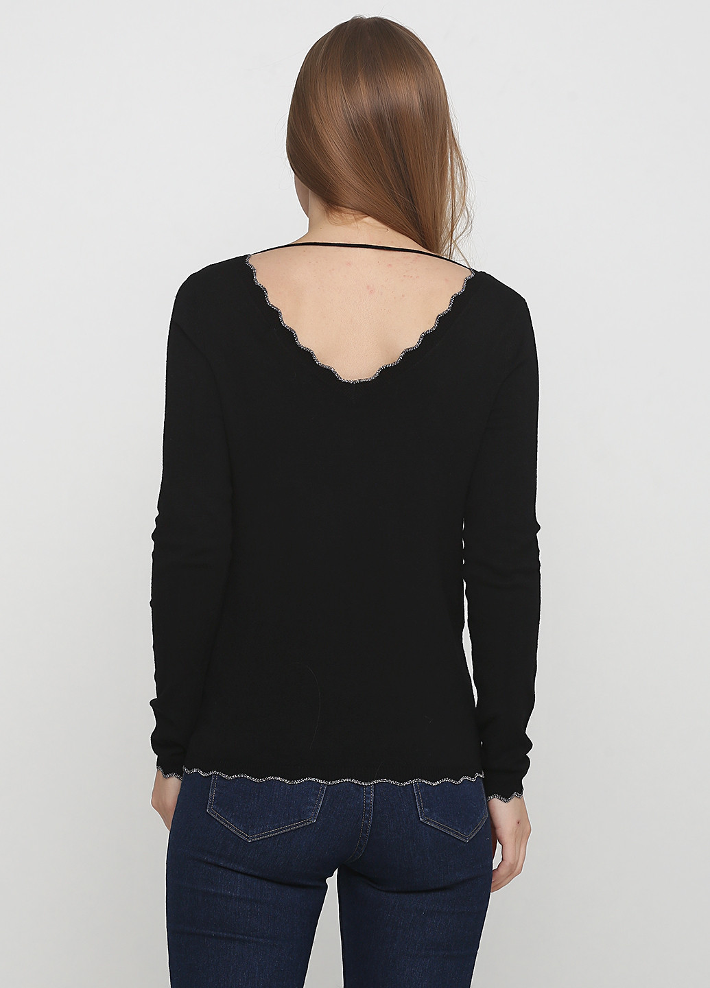 Черный демисезонный пуловер пуловер Vero Moda