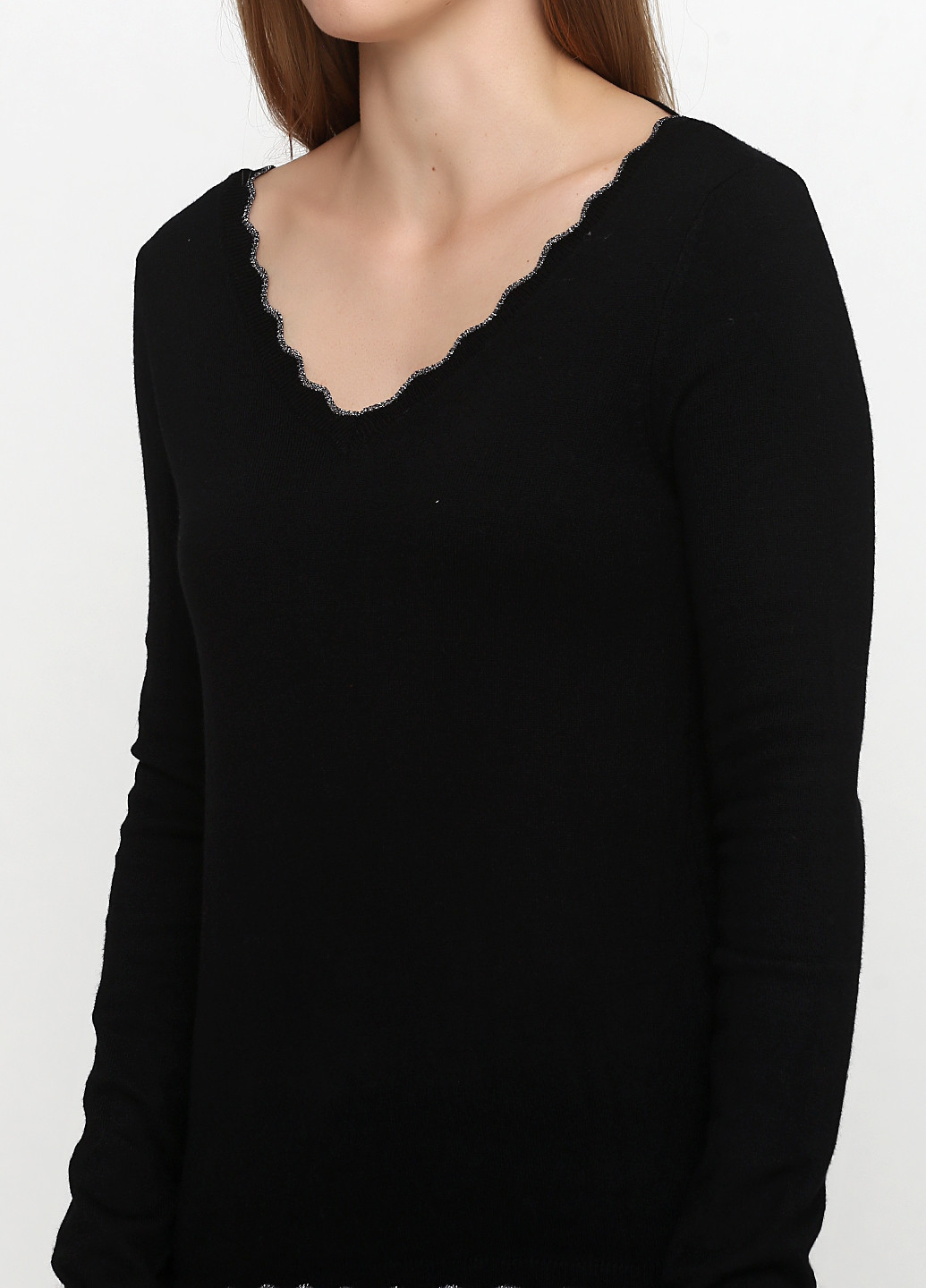 Чорний демісезонний пуловер пуловер Vero Moda