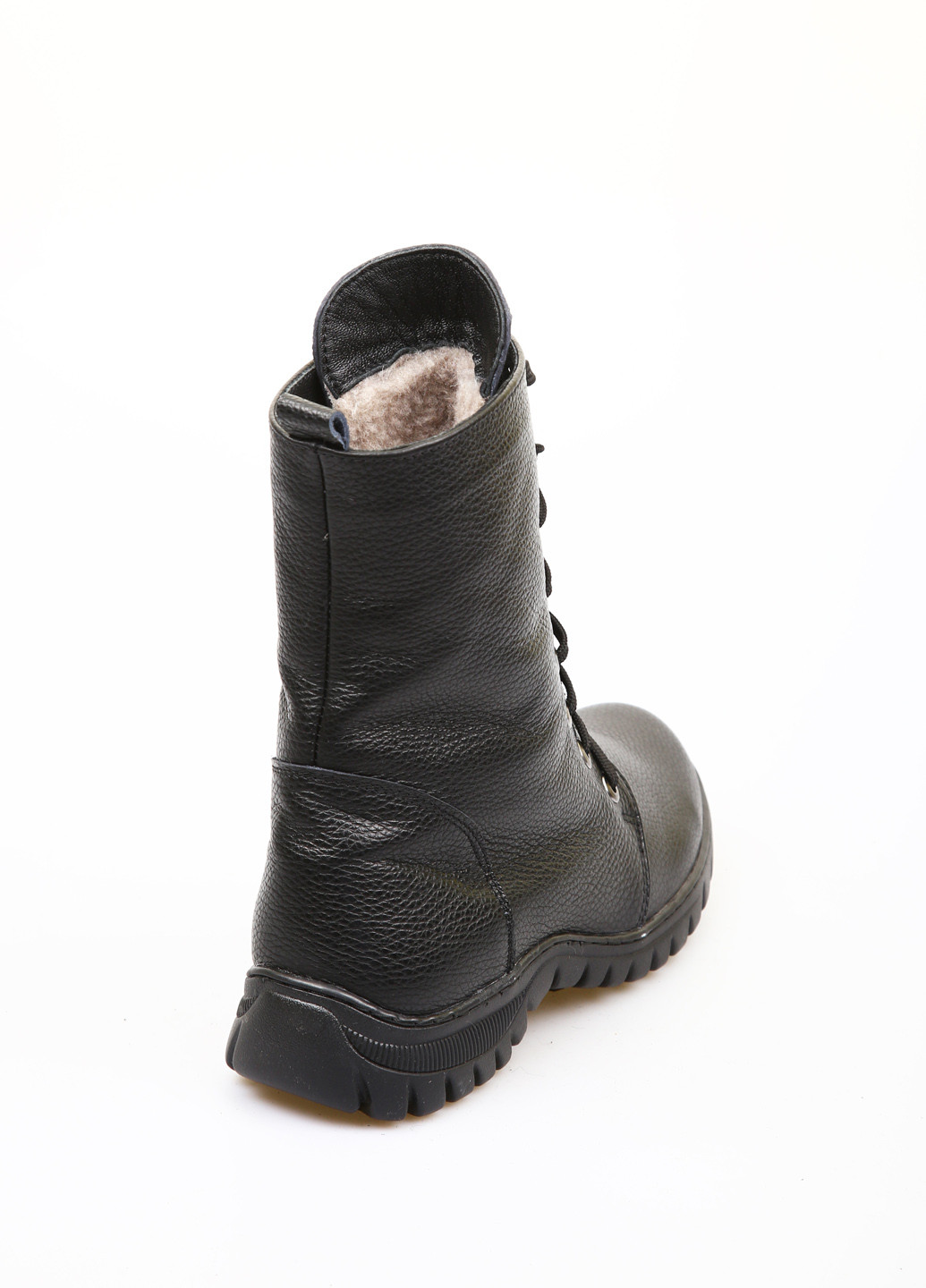 Черные зимние ботинки No Brand