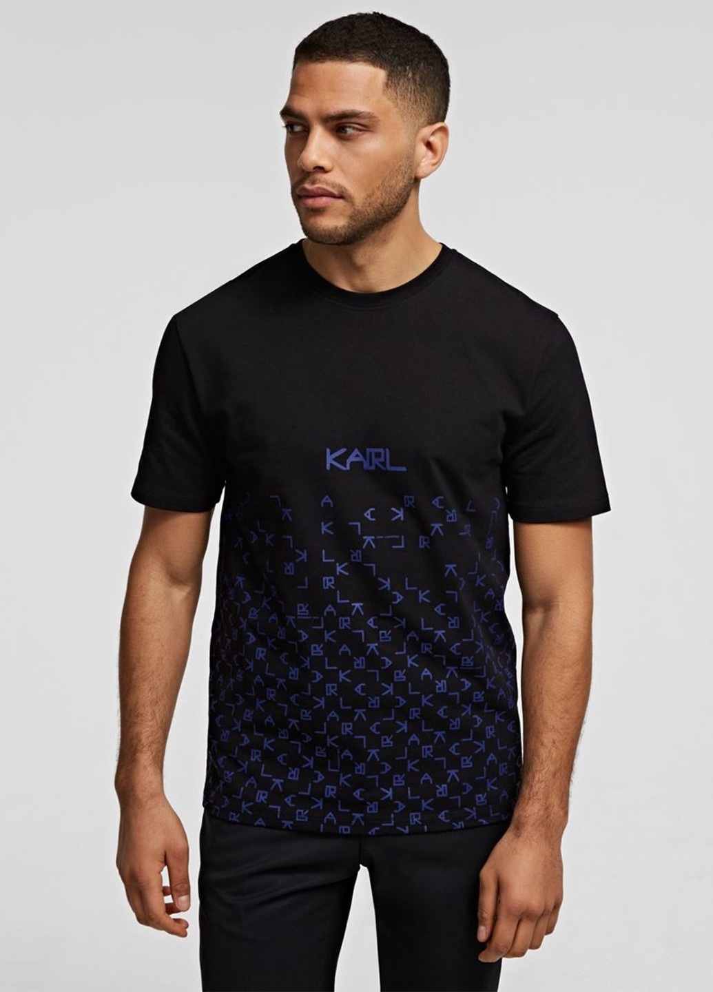 Темно-синяя футболка Karl Lagerfeld