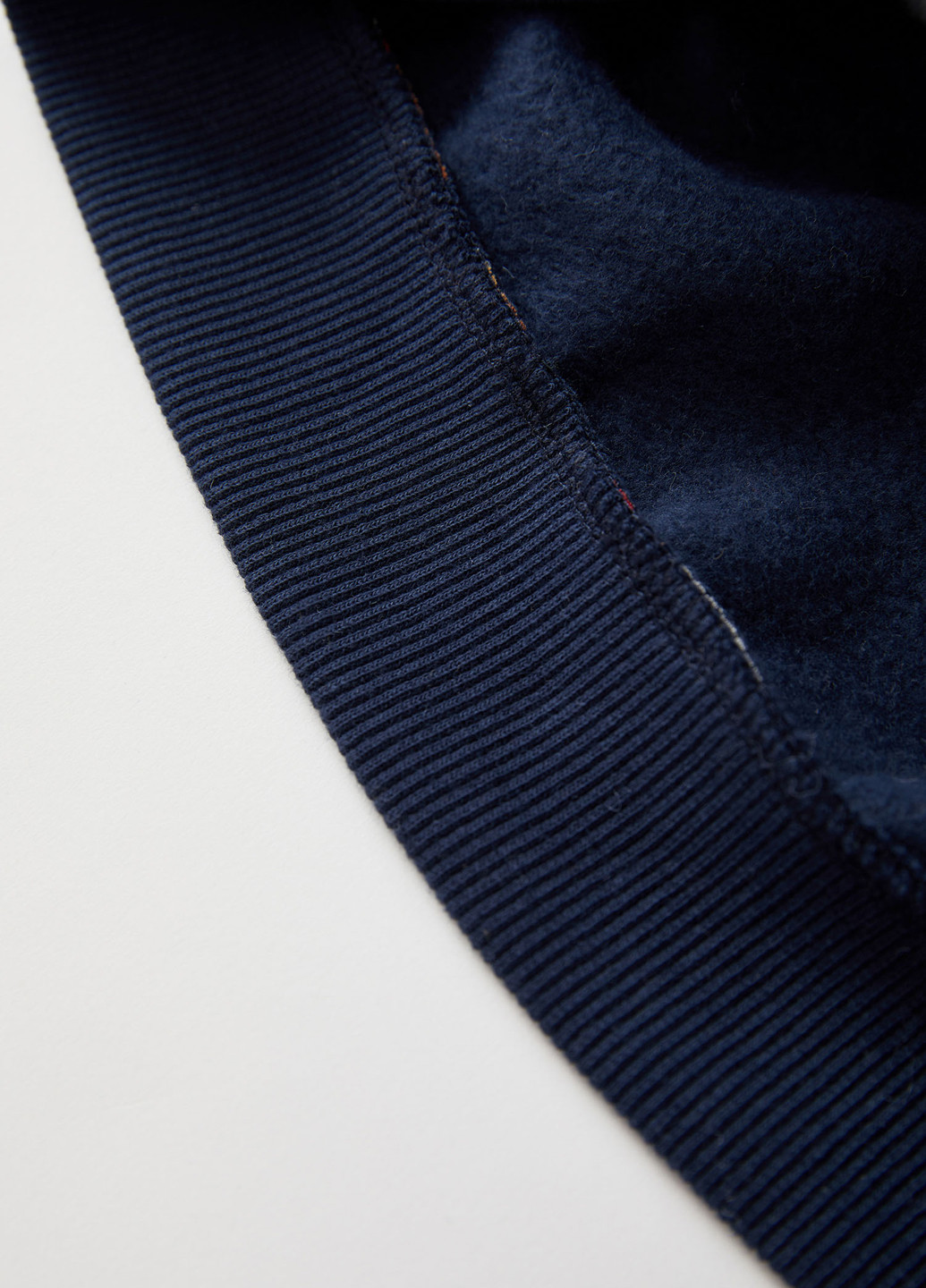 Темно-синій демісезонний костюм (світшот, штани) брючний DeFacto
