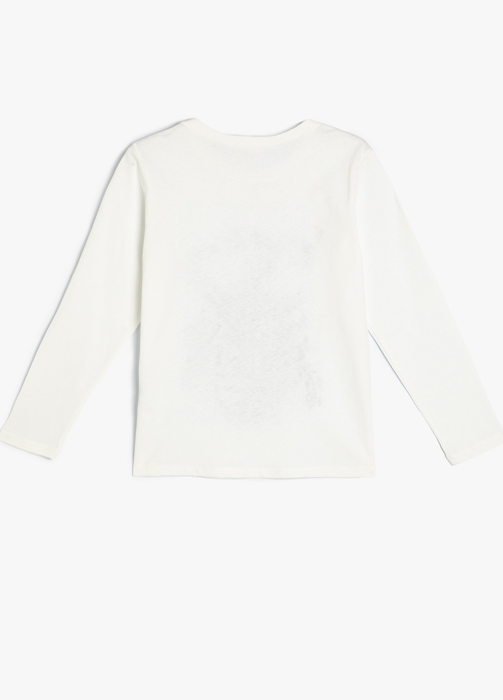 Молочный демисезонный кэжуал лонгслив KOTON с цветами