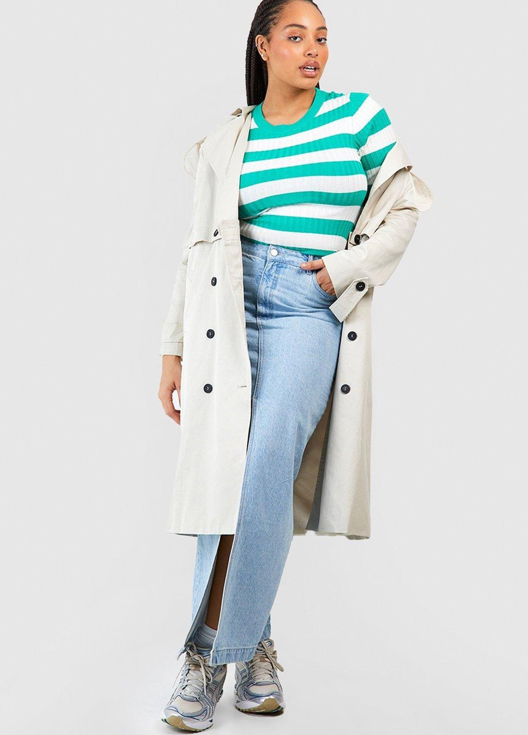 Зелений демісезонний джемпер джемпер Boohoo