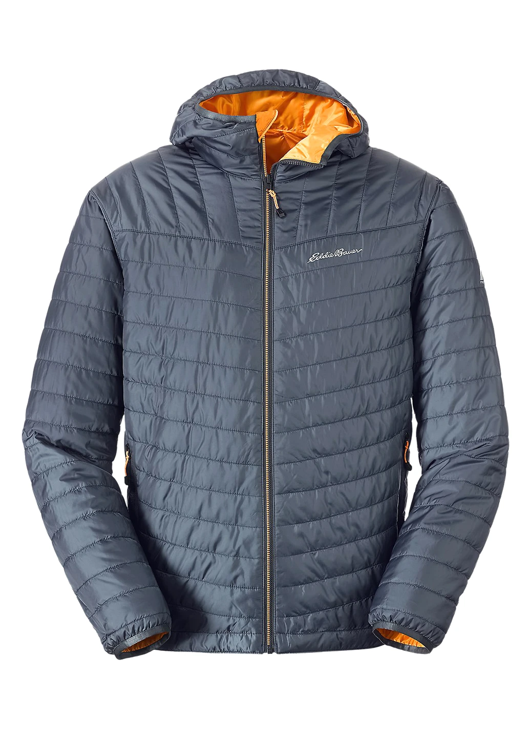 Сірий демісезонний Пуховик Eddie Bauer