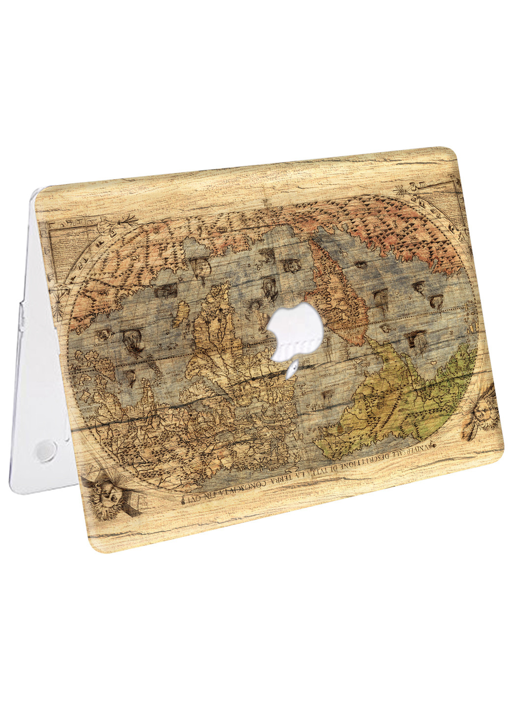 Чохол пластиковий для Apple MacBook Air 13 A1466 / A1369 Дерев'яна карта (Wooden Map) (6351-1863) MobiPrint (218506259)