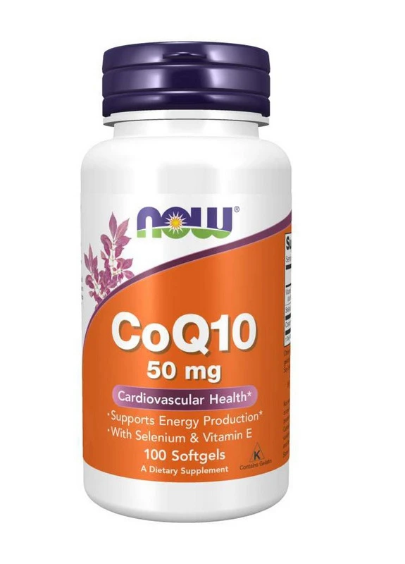 Коэнзим Q10 с селеном и витамином Е CoQ10 50 mg + Selenium & Vitamin E 100 softgels Now (255189560)