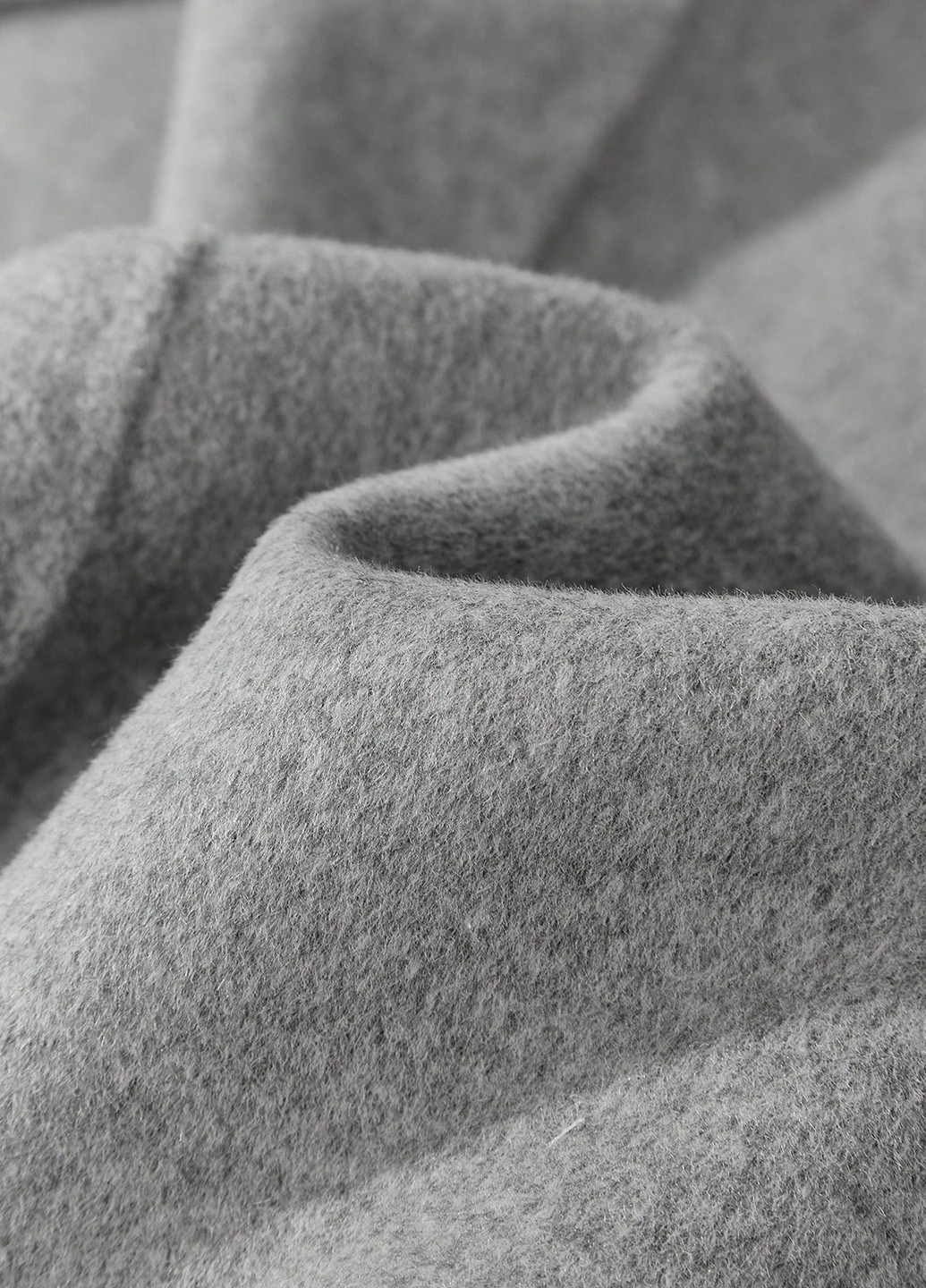 Серое демисезонное Пальто оверсайз SHEIN