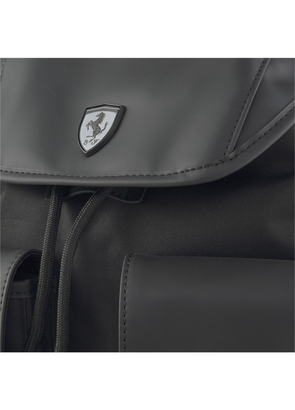 Рюкзак Ferrari SPTWR Style Backpack Women Puma однотонная чёрная спортивная