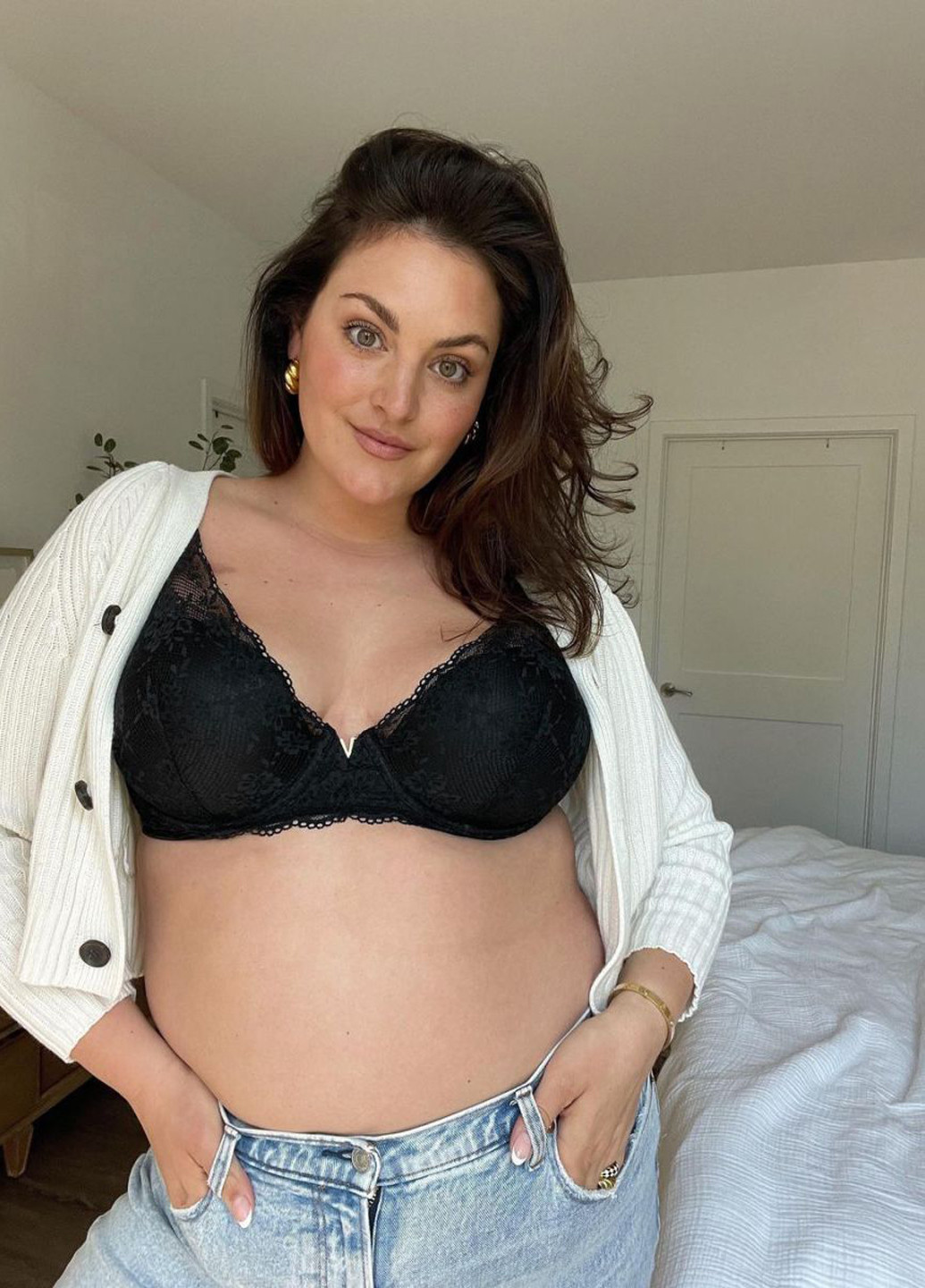 Чорний демісезонний комплект (бюстгальтер, трусики) Victoria's Secret