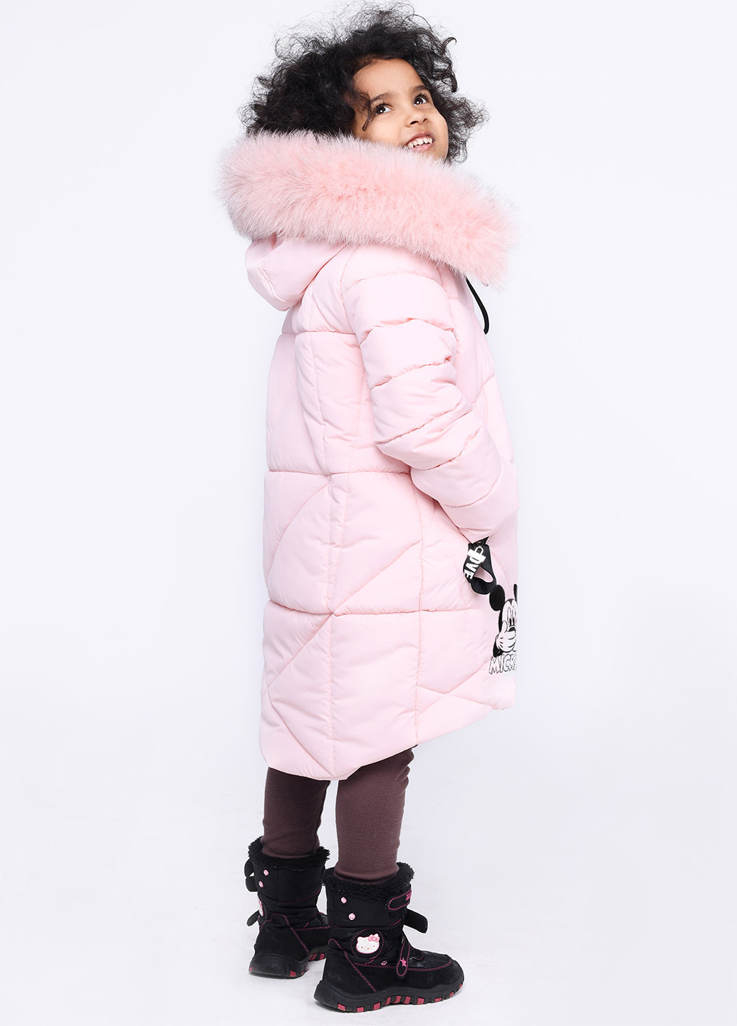 Світло-рожева зимня куртка X-Woyz