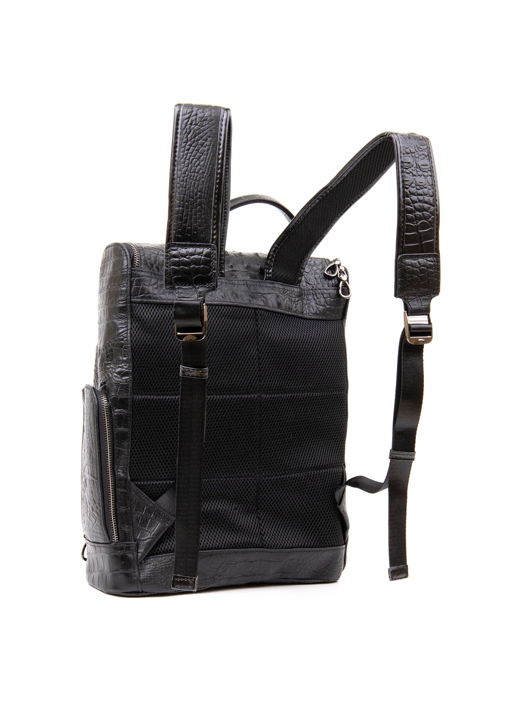Рюкзак під рептилію шкіряний 30х37,5х9 см Vintage (252414572)