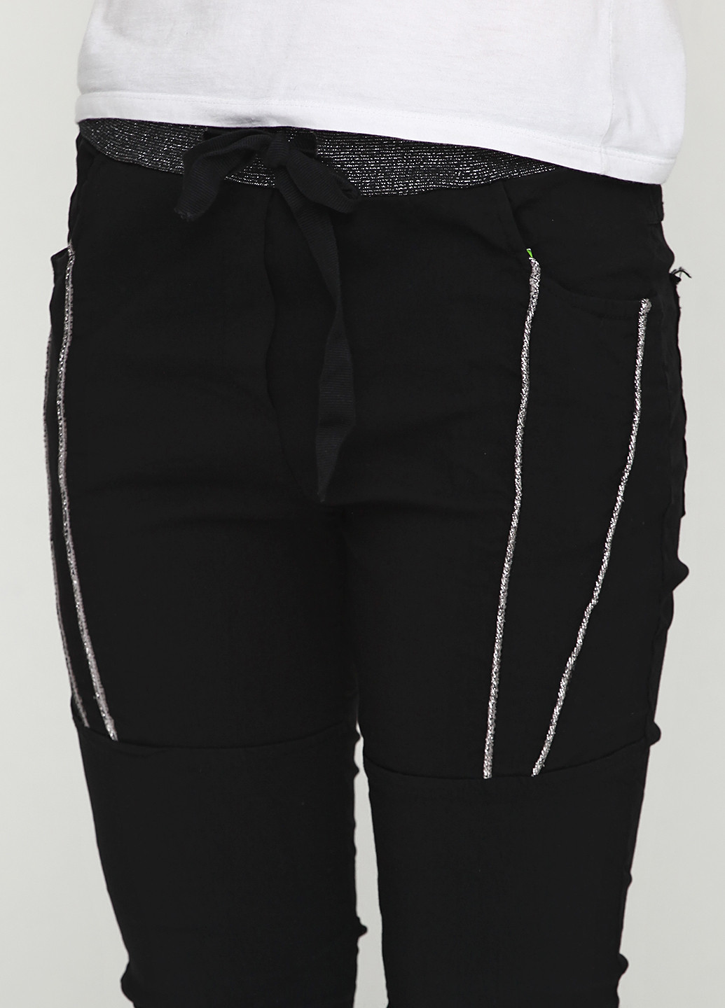 Черные кэжуал демисезонные брюки New Collection