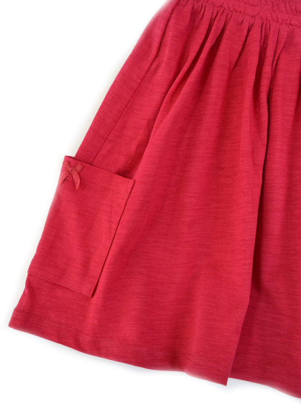 Розовая кэжуал однотонная юбка F&F а-силуэта (трапеция)
