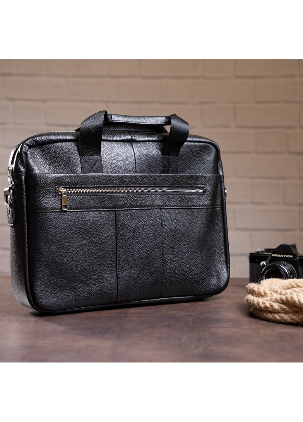 Мужская кожаная сумка 40х28х6,5 см Vintage (229458957)