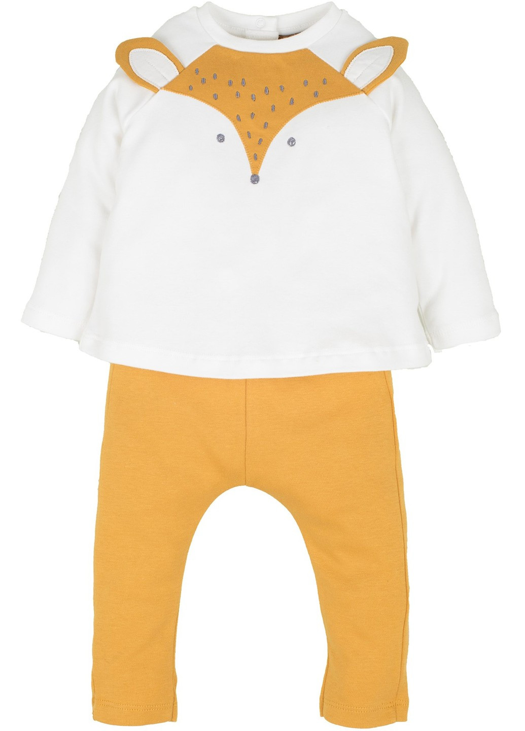 Желтый демисезонный костюм кофта + штаны лисичка idilbaby mamino14169 Idil Baby Mamino