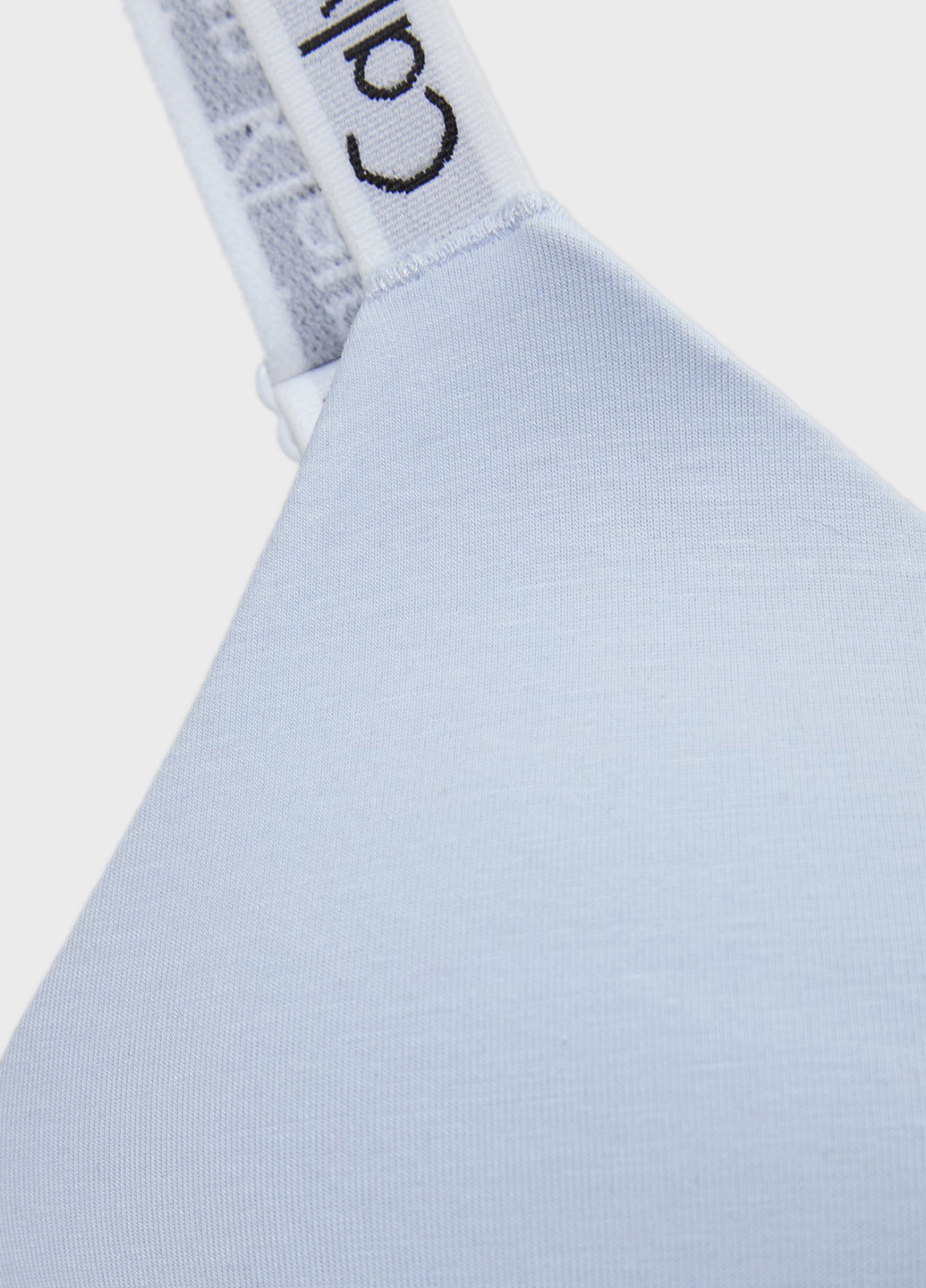 Голубой топ бюстгальтер Calvin Klein с косточками хлопок