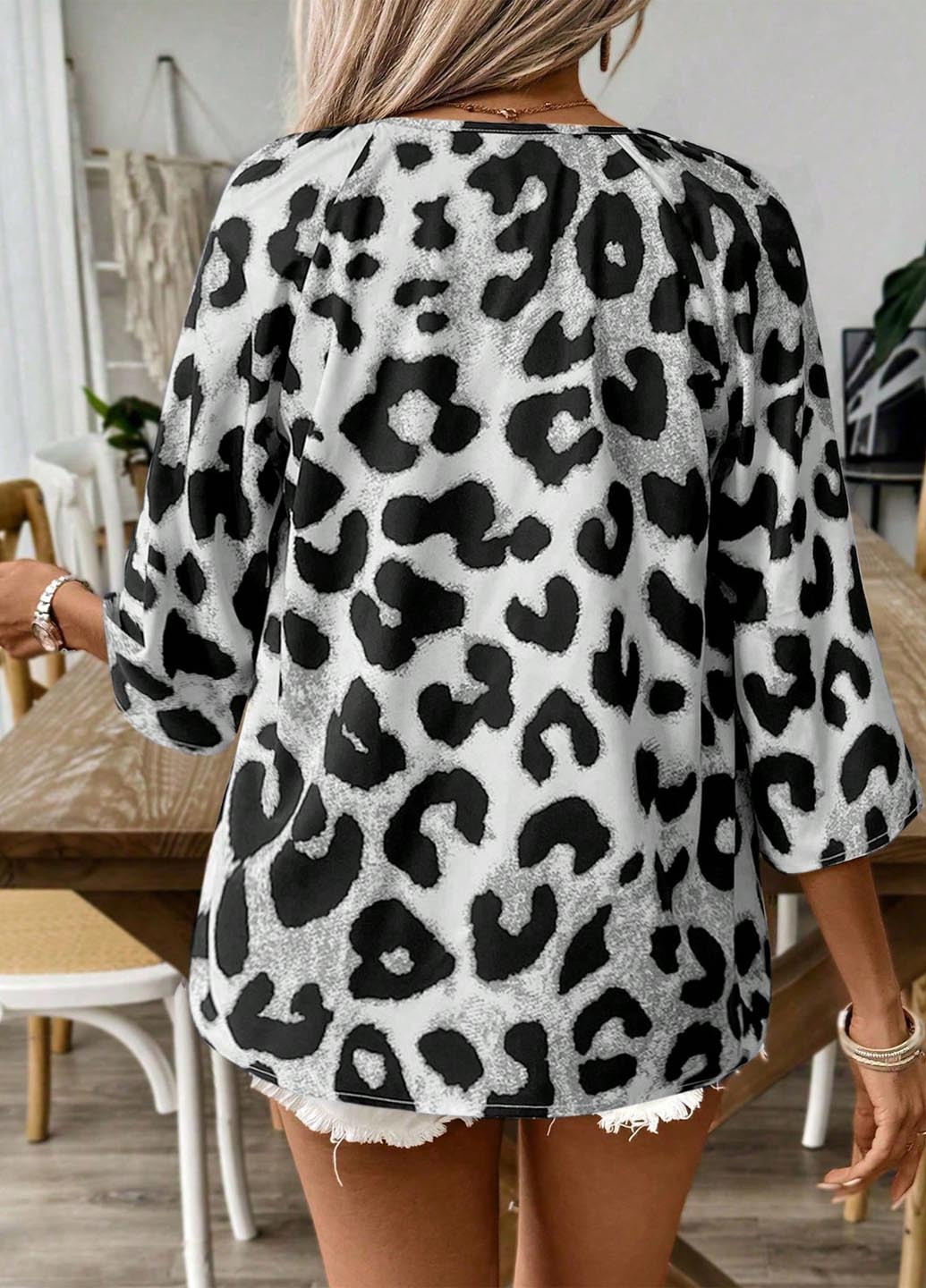 Серая блуза SHEIN