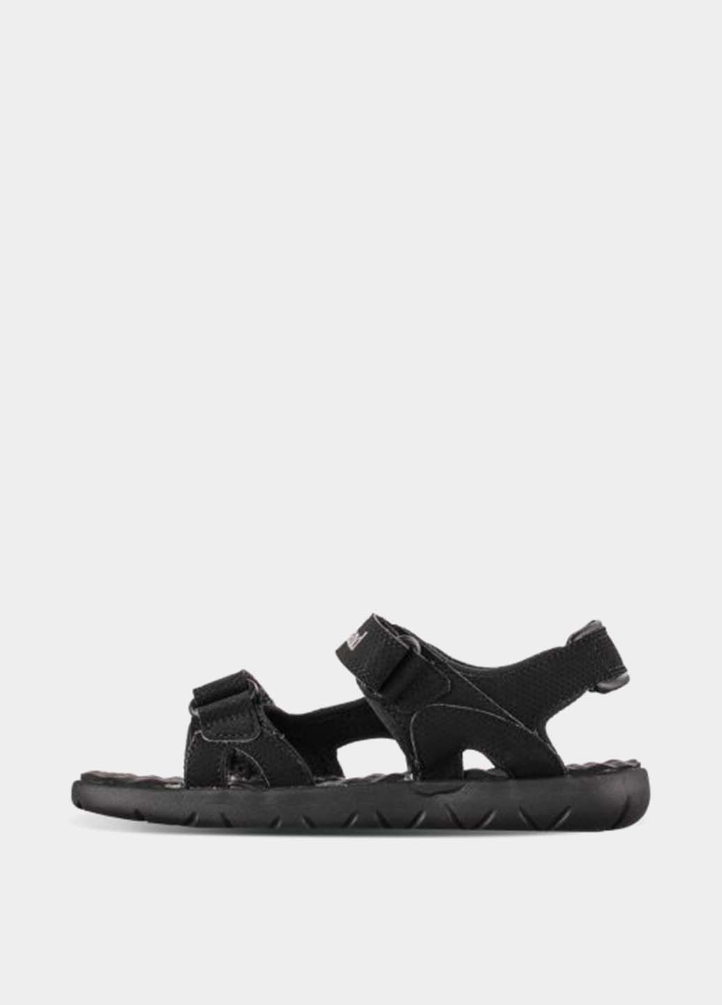 Черные кэжуал сандалии Timberland на липучке