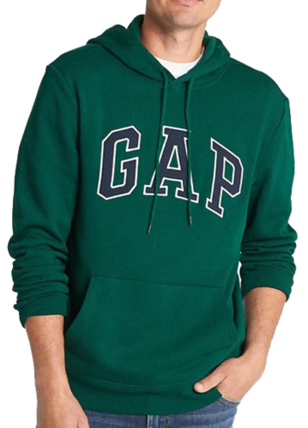 Худи Gap логотипы зелёные кэжуалы хлопок