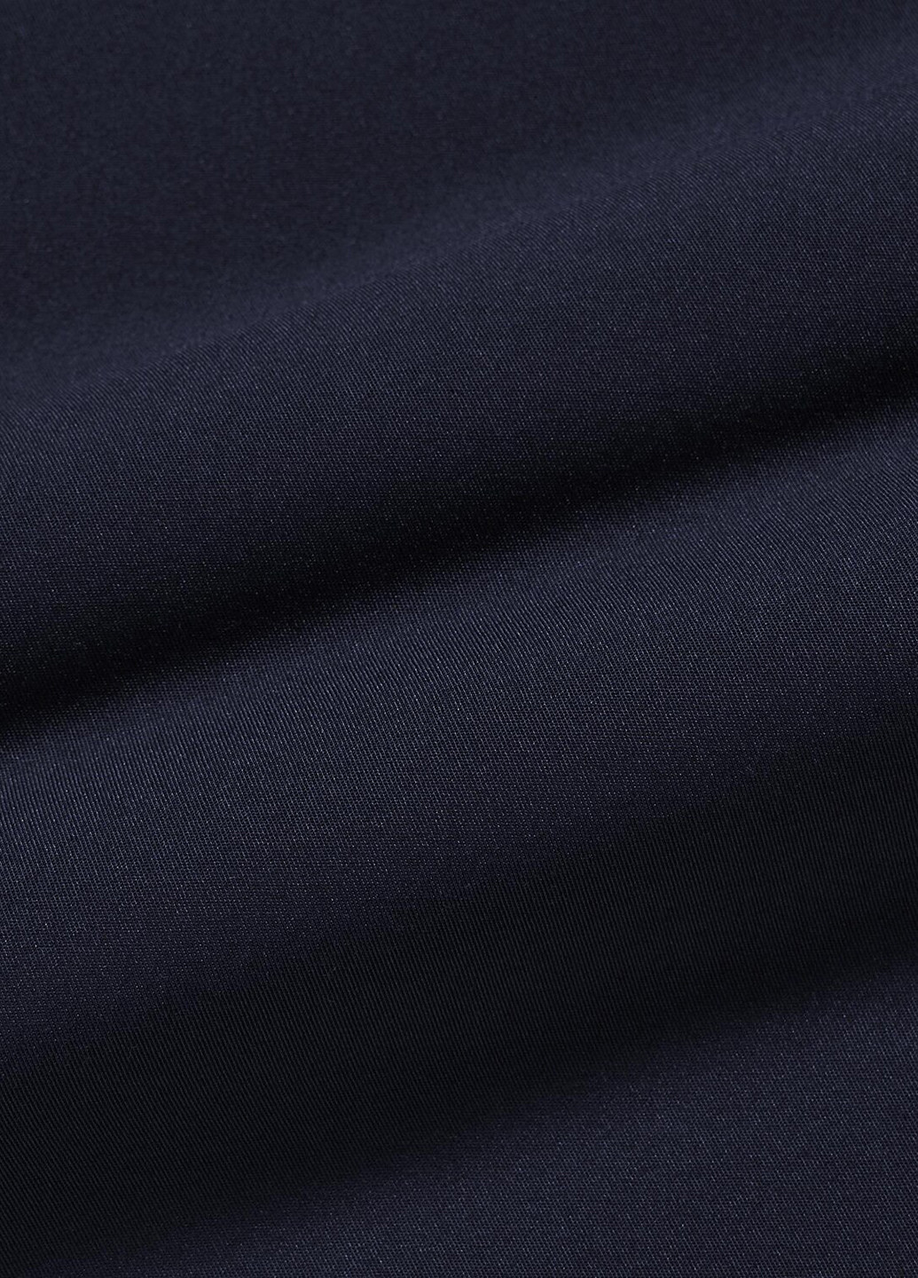 Темно-синяя кэжуал рубашка однотонная Uniqlo