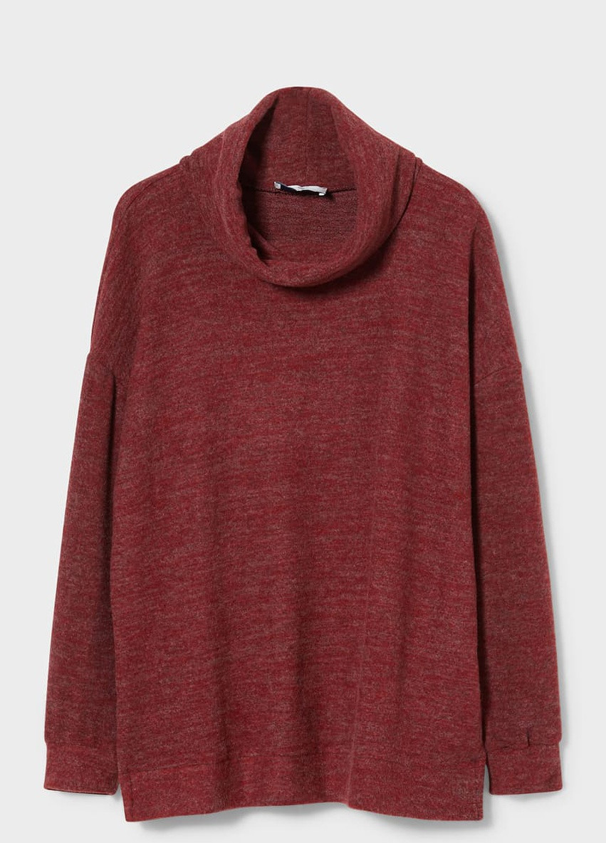Бордовый демисезонный свитер C&A
