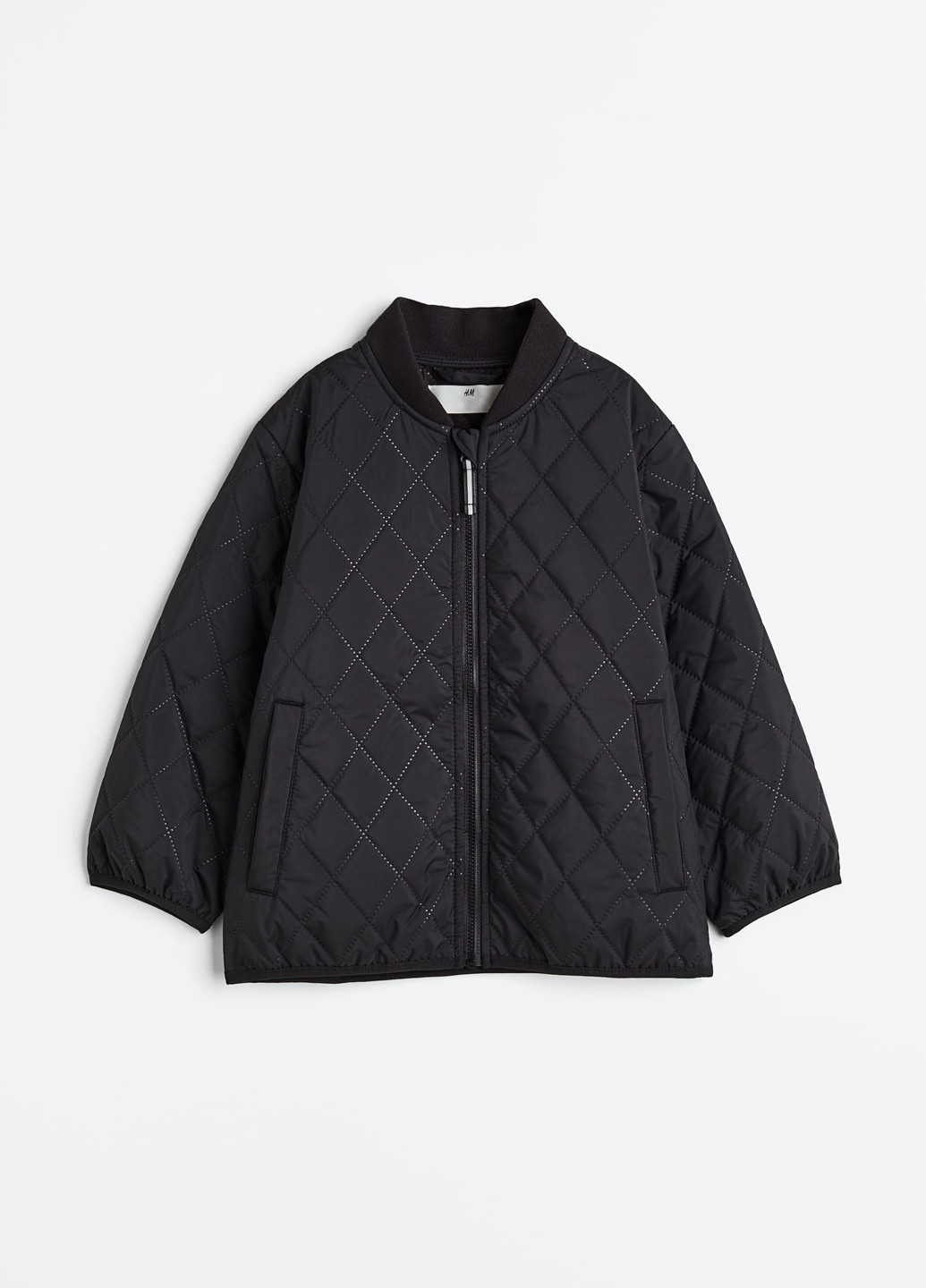 Чорна демісезонна куртка H&M