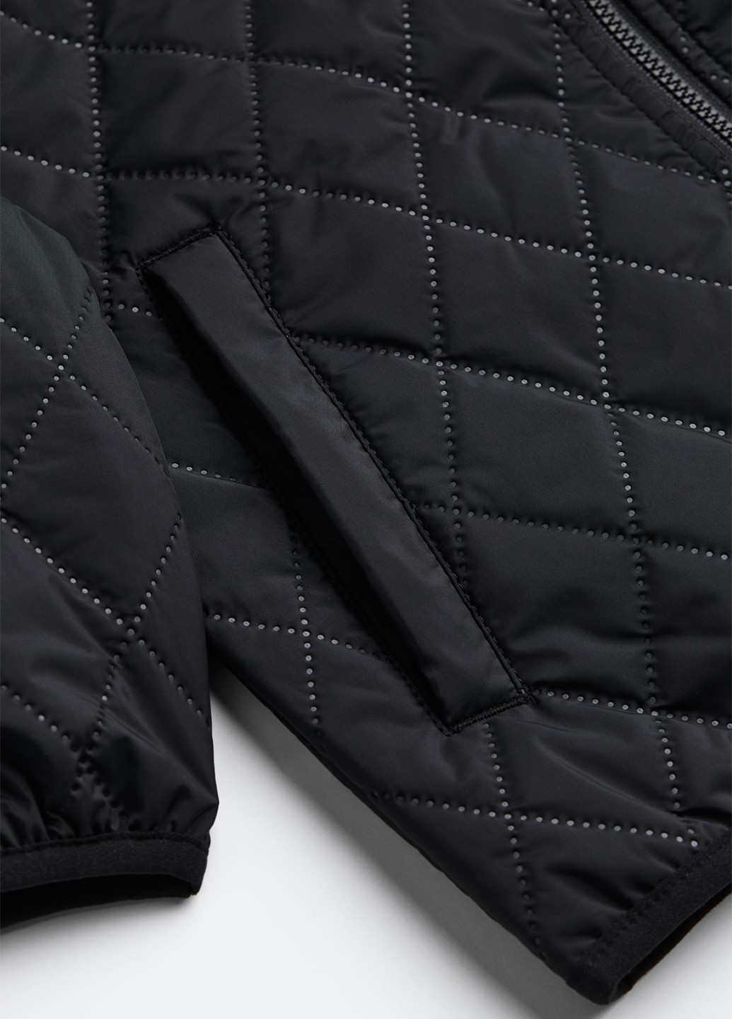 Чорна демісезонна куртка H&M