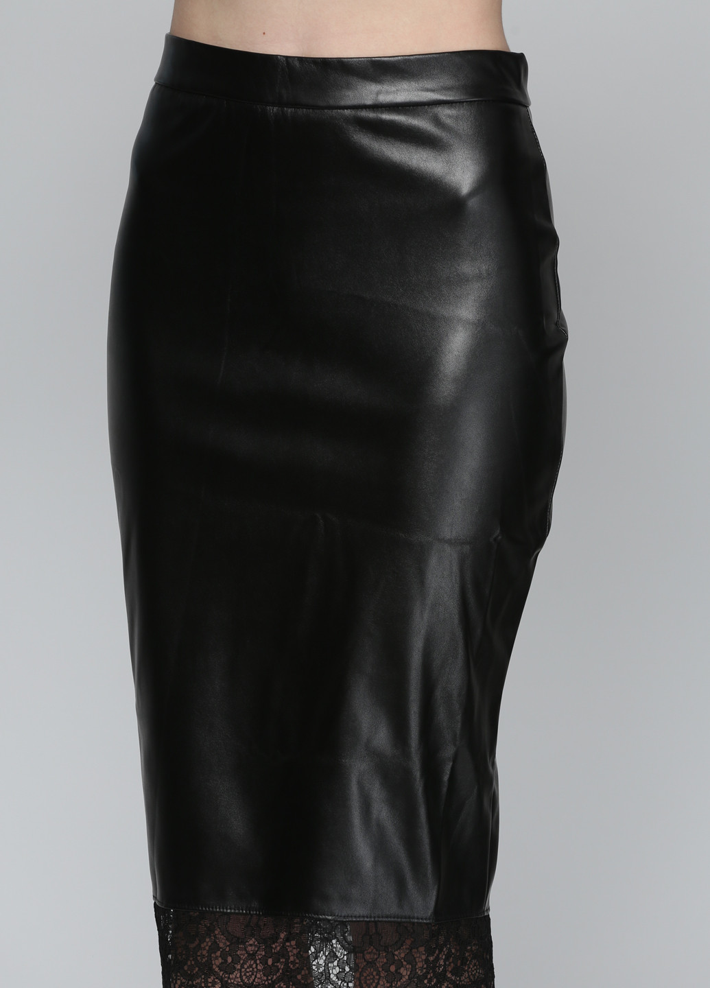 Черная кэжуал юбка Podium миди