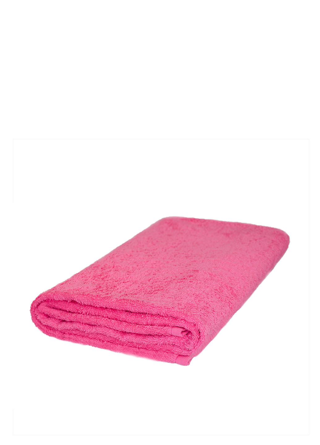 No Brand рушник, 70х140 см однотонний рожевий виробництво - Туркменістан